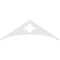 Ekena Millwork Pitch Turner Architectural Grade PVC Gable Pediment, 48"W x 8"H x 1"P (4/12) GPP048X008X100TUR - alternate 2
